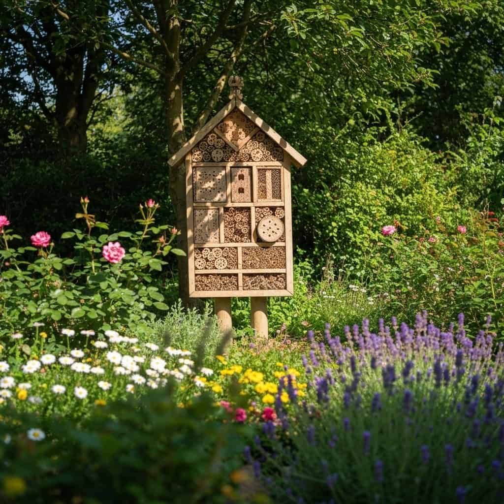 Hotele dla owadów w ogrodzie: Dom dla pożytecznych lokatorów