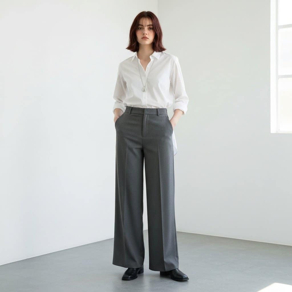 Styl na chłopczycę – szerokie spodnie jako kluczowy element garderoby