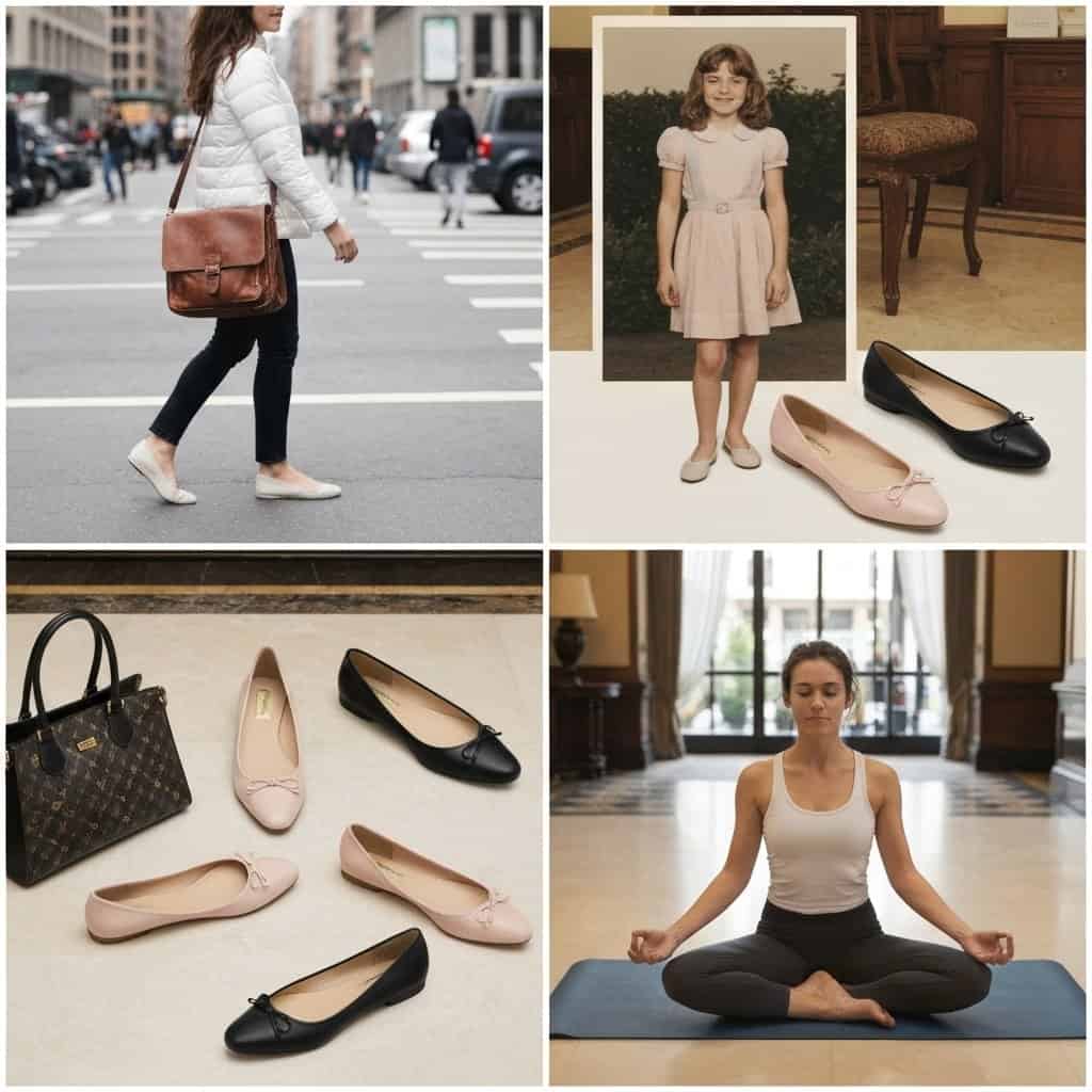 Stylizacje z balerinami: Uniwersalny element garderoby na każdą okazję