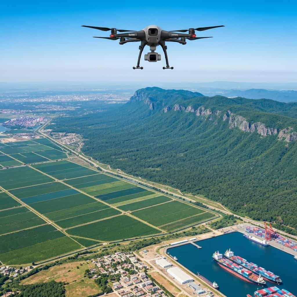 Efektywność technologii dronów: Rewolucja w wielu branżach